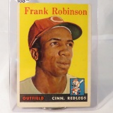 1958 Frank Robinson Topps baseball card
