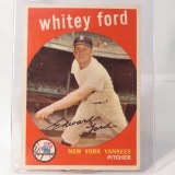 1959 Whitey Ford Topps baseball card