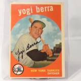 1959 Yogi Berra Topps baseball card
