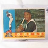 1960 Bob Clemente Topps baseball card