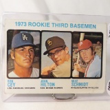 1973 rookie third baseman Topps baseball card