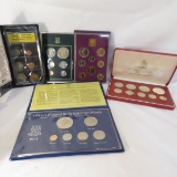 1980's Foreign Proof sets, some silver