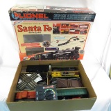 Lionel Santa Fe special O gauge train set in box