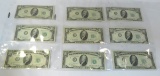 9 1950 $10 Federal Reserve Notes