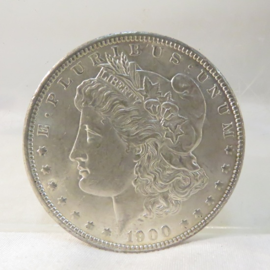 1900 Morgan Silver Dollar AU