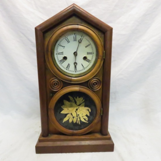 1860's Ingraham Doris figure 8 shelf clock