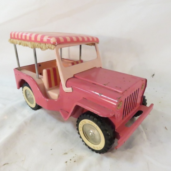 Vintage Pink Tonka Jeep