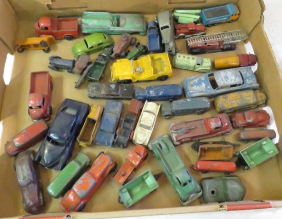 Vintage metal car lot