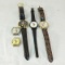 1 Minnie Mouse & 4 Mickey Mouse Watches-2 no bands
