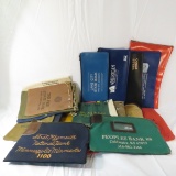 Vintage Bank bags. 2 with locks & keys