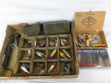 Collection of vintage fishing lures & accessories
