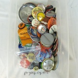 Assorted pinback buttons