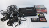 Sega Genesis console, controller & games