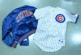 Chicago cubs size M jacket & 40 jersey
