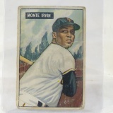 1951 Bowman Baseball Card #198 Monte Irvin