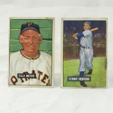 1951 Bowman Cards High #291 Henrich & 272 Meyer
