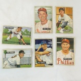 8 1951 Bowman Baseball Cards