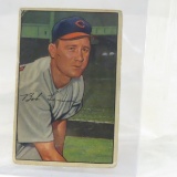 1952 Bowman Baseball Card #23 Bob Lemon HOF