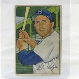 1952 Bowman Baseball Card #8 Gil Hodges