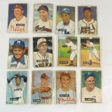 12 1952 Bowman Baseball Cards