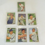 7 1952 Bowman Baseball Cards