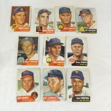 10 1953 Topps Baseball Cards