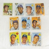10 1954 Topps Baseball Cards
