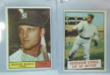1961 Maris & Mathewson Topps Baseball cards