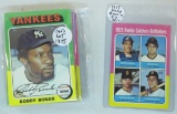 1975 Rookie Catchers & other Topps baseball cards