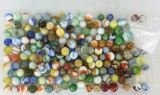 Vintage hand made marbles - 1 with aventurine
