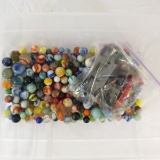 Vintage collection of marbles some shooters