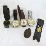 Men's watches, silk fob and 