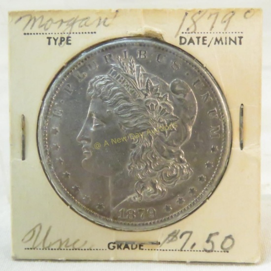 1879 O Morgan Silver Dollar