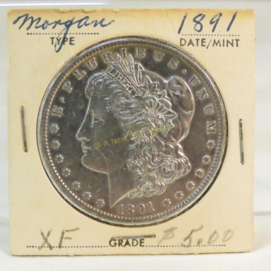 1891 Morgan Silver Dollar