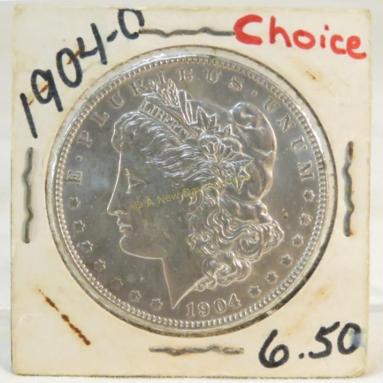 1904 O Morgan Silver Dollar