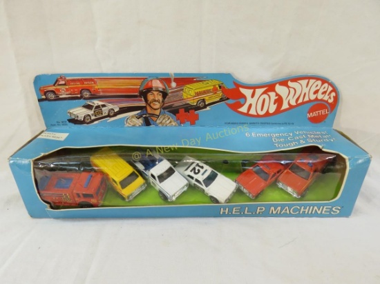 Hot Wheels H.E.L.P. Machines in package