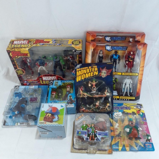 Assorted Action Figures in packages