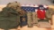 US Military Field Gear and 50 star US Flag