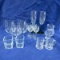 Assorted Crystal and non crystal bar ware