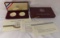 1983 Olympic Silver Collar 2 coin Proof Set