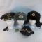 WWII Japanese Navy Cap &  Assorted Russian Military Hats