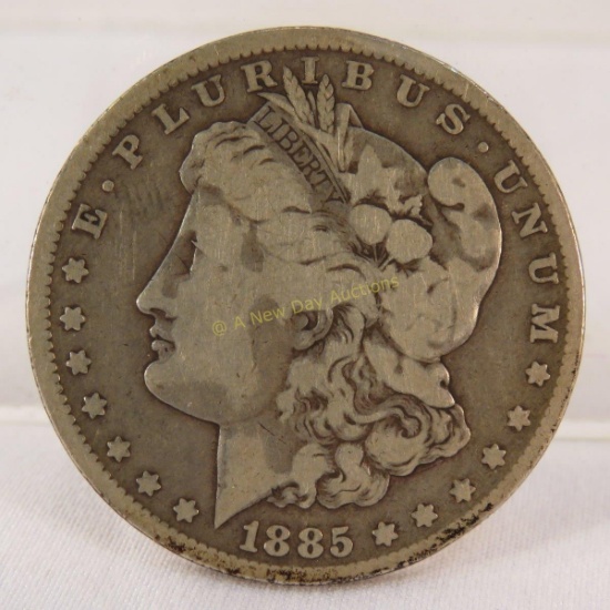 1885 O Morgan Silver Dollar