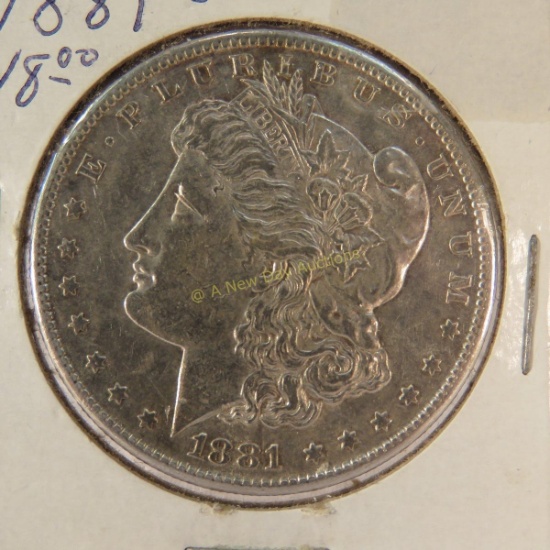 1881 S Morgan Silver Dollar