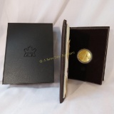 1990 Canada $100 Gold Proof Coin with box