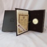 1991 Canada $100 Gold Proof Coin with box