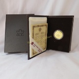 1993 Canada $100 Gold Proof Coin with box