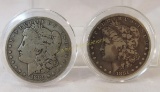1881 S & 1881 O Morgan Silver Dollars