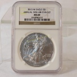 2013 W American Silver Eagle NGC MS69