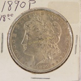 1890 Morgan Silver Dollar BU