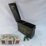 200+ rounds 12GA steel shot shells, and ammo can